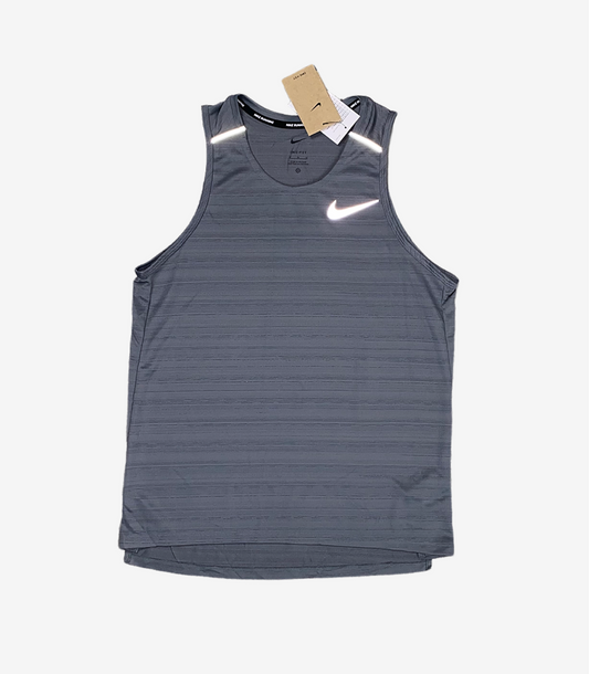 Nike miler vest 'stone grey'