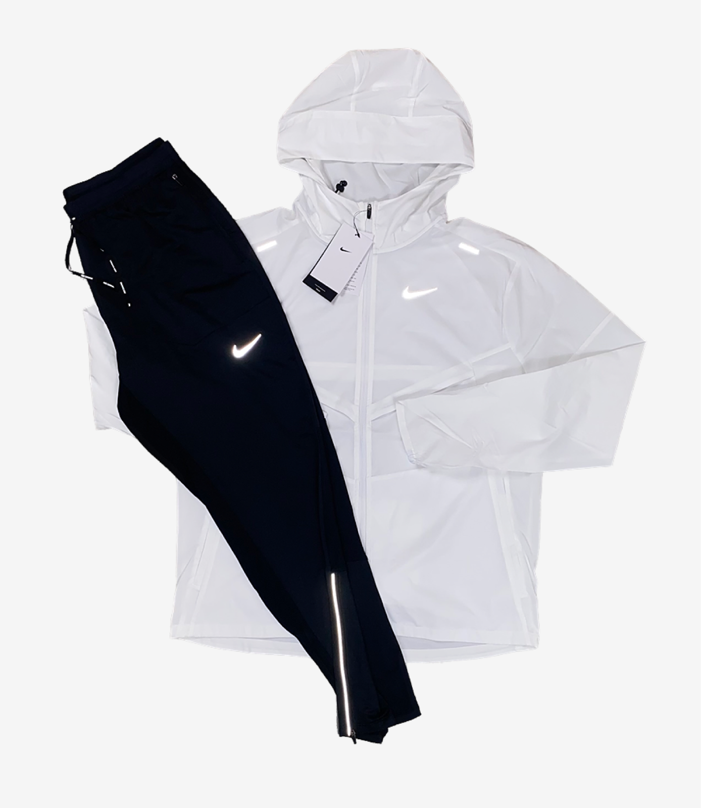 Nike UV windrunner set 'white/black'