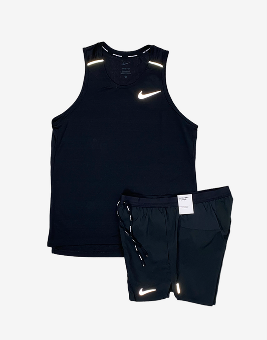 Nike miler vest set 'black'