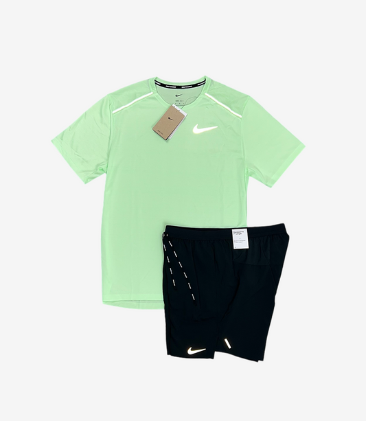 Nike miler 1.0 'vapour green x black flex strides