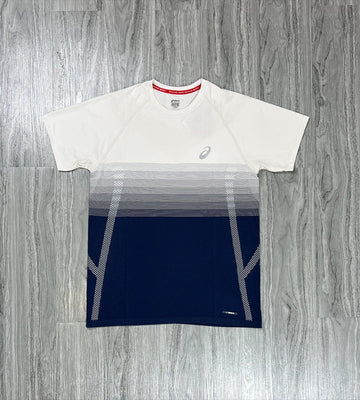 Asics Seamless T-Shirt 'White/Blue'