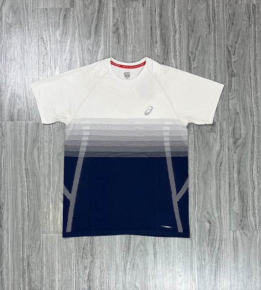 Asics Seamless T-Shirt 'White/Blue'