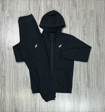 Asics Club Fleece Tracksuit Black