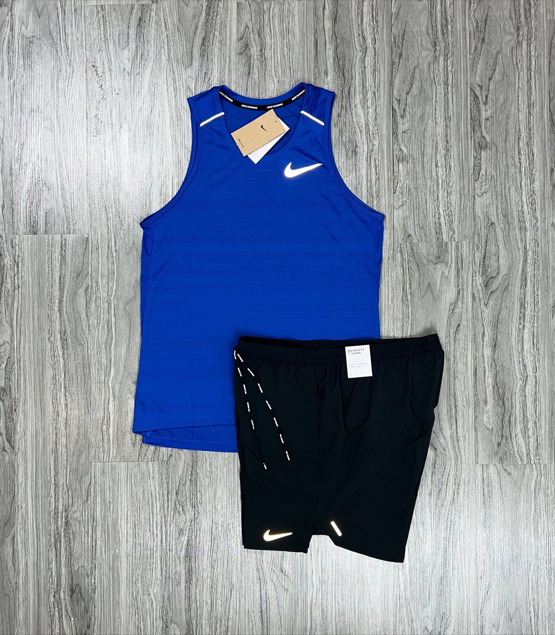 Nike Miler Vest 1.0 'Royal Blue' x Black Flex Strides