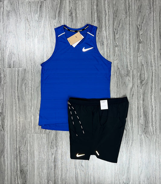 Nike Miler Vest 1.0 'Royal Blue' x Black Flex Strides