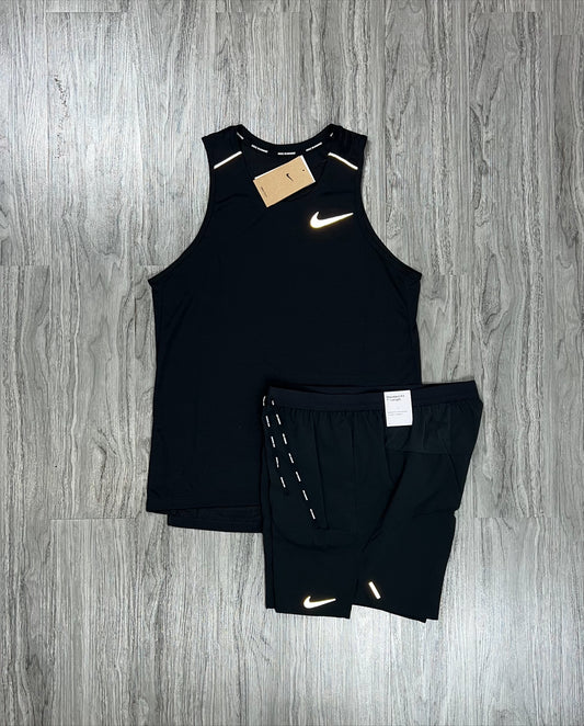 Nike miler vest set 'black'