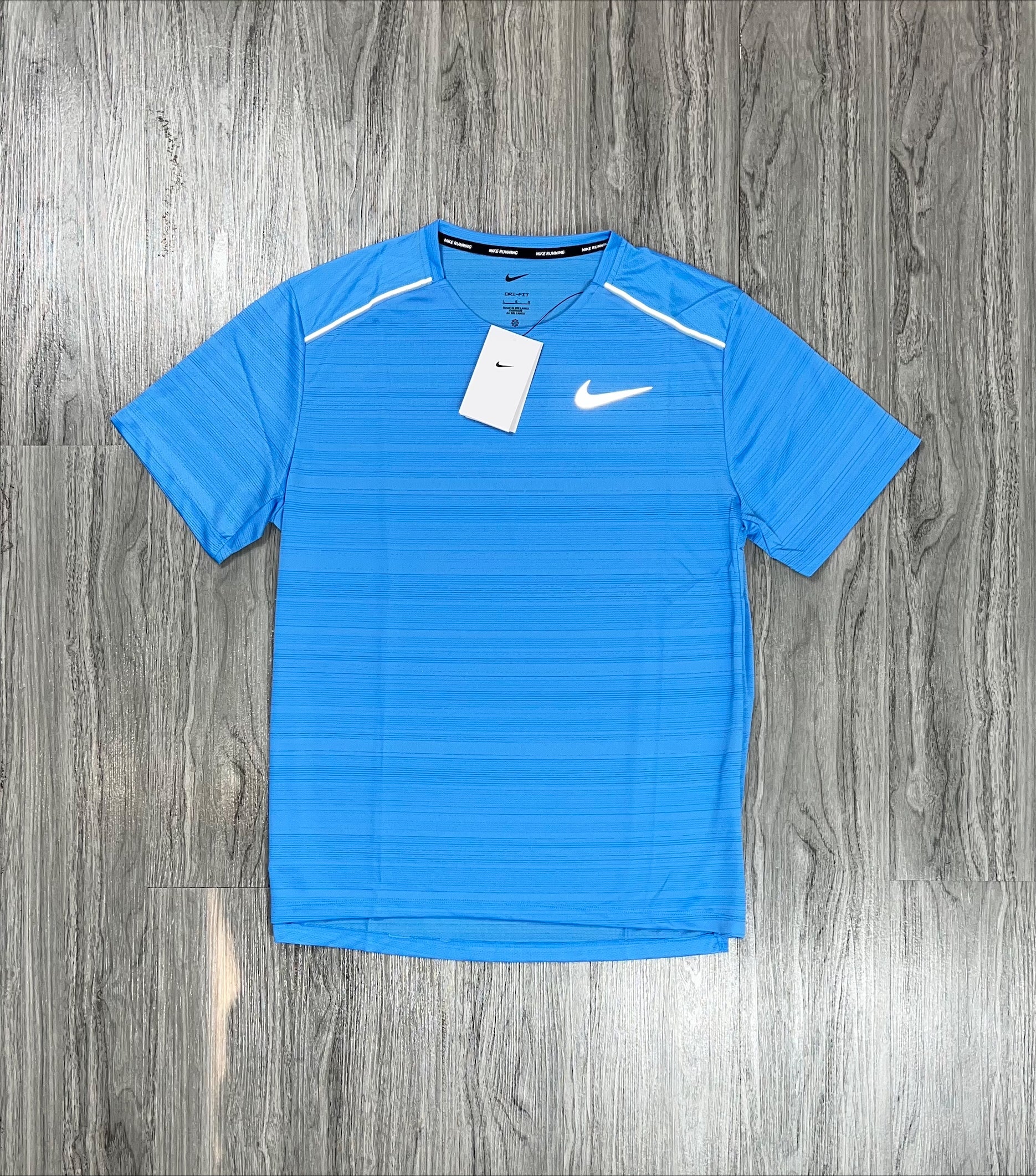 nike miler t shirt ice blue