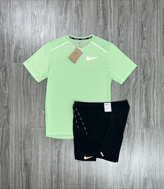 Nike miler 1.0 'vapour green x black flex strides