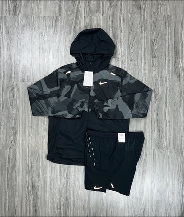 Nike uv windrunner x flex strides 'black camo'