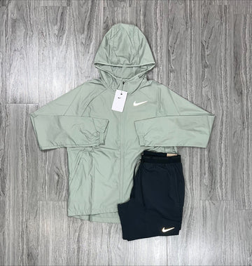 Nike Essential Windrunner Short Set Olive/Black