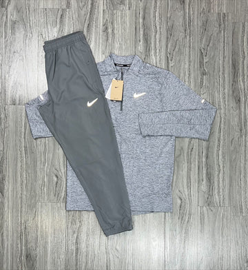 Nike Stride 1/4 Zip Tracksuit Grey