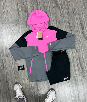 Nike UV Windrunner Short Set Playful Pink/Black